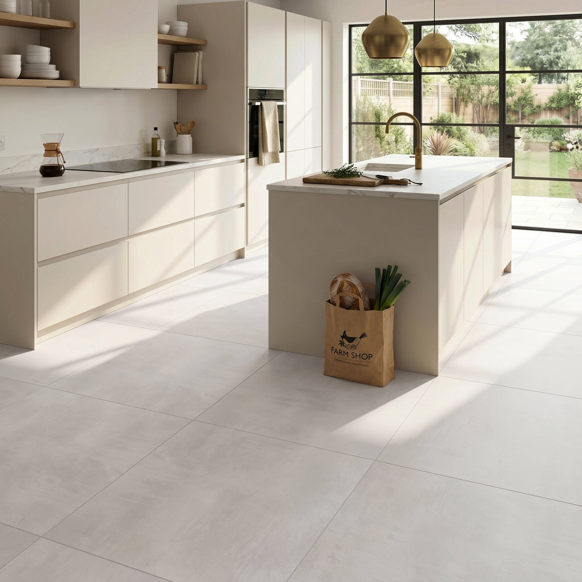 Habitat Pearl Concrete Effect Tile