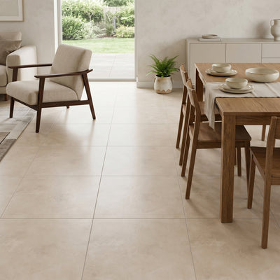 Habitat Ivory Floor Tile