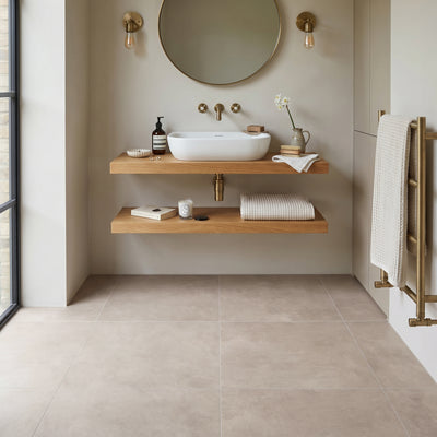Habitat Taupe Concrete Effect Tile