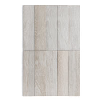 Herringbone White Wood Effect Tile