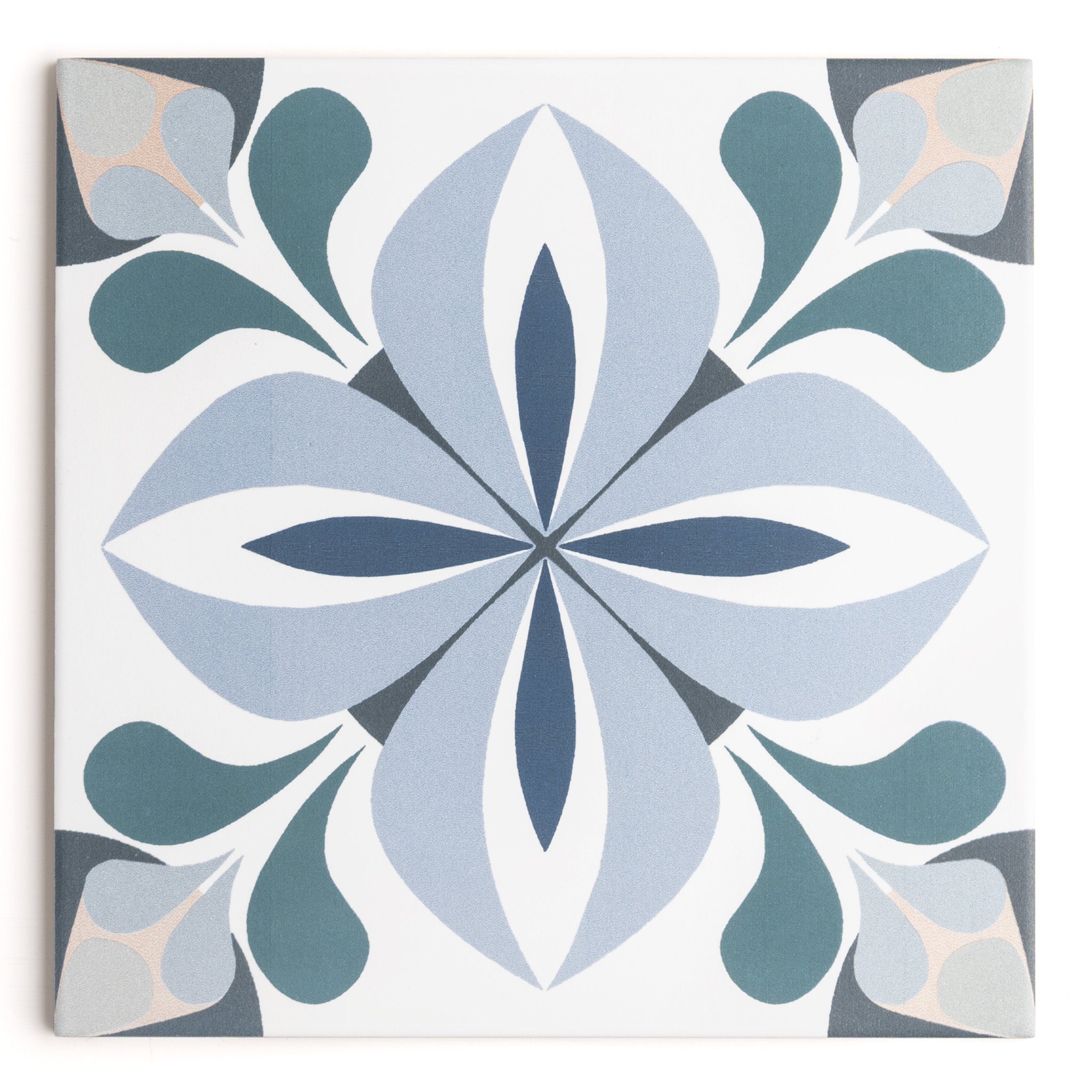 Jasmine Blue Patterned Tile