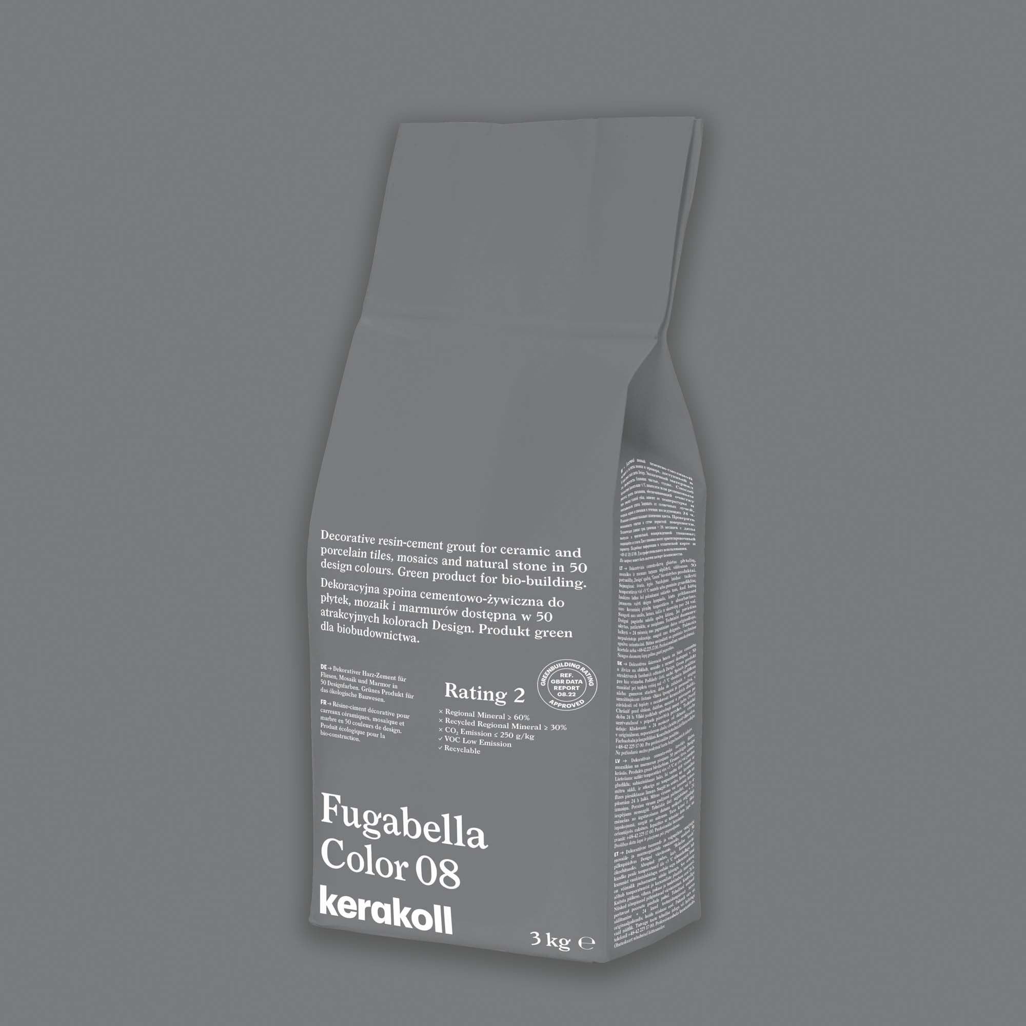 Fugabella Grout 08 Mid Grey