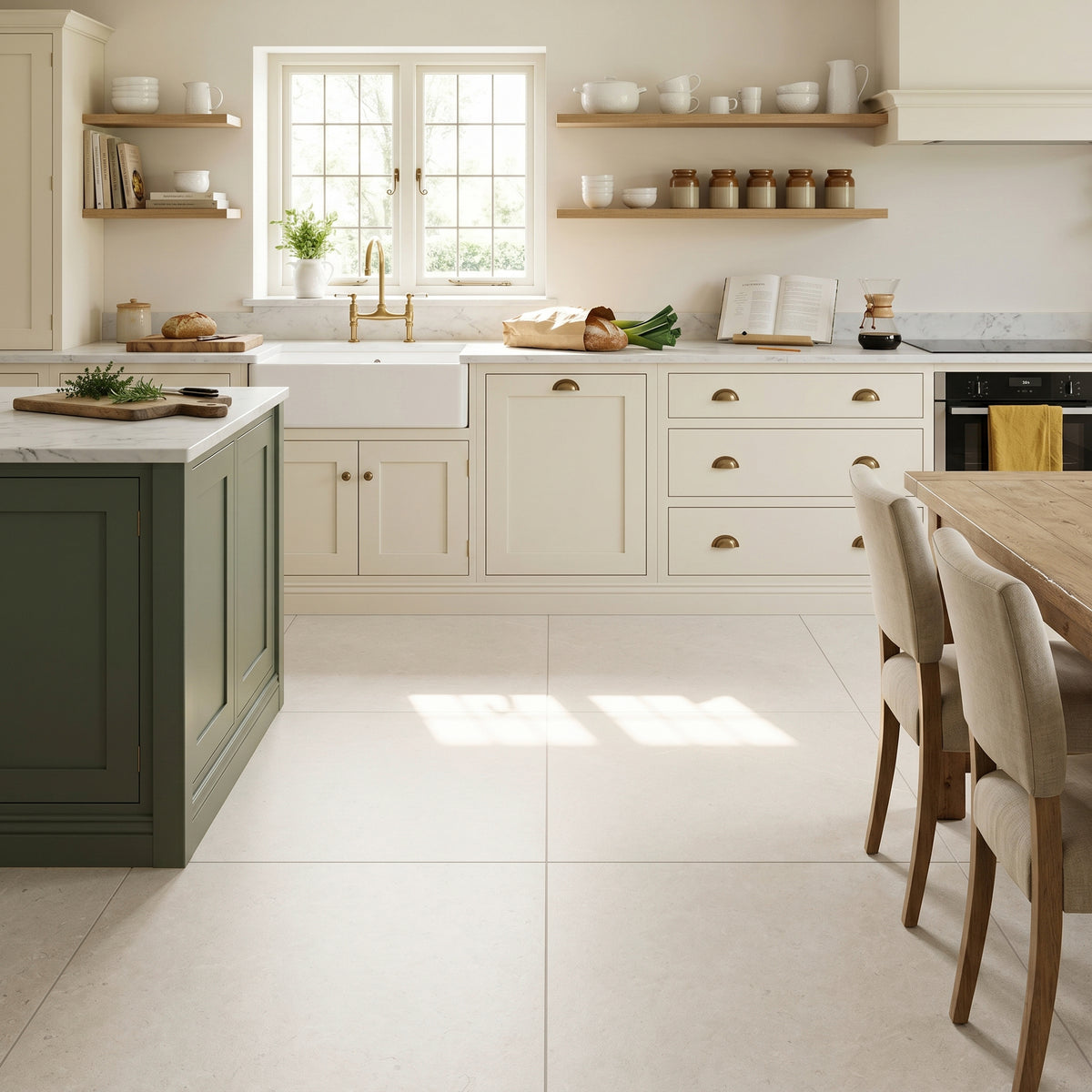 Limestone Ivory Floor Tile