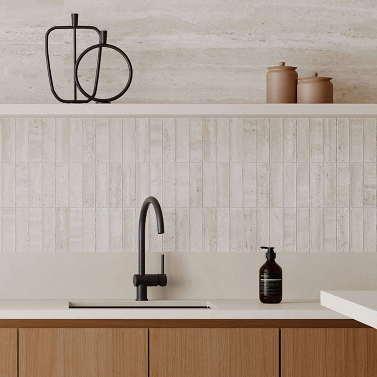 Livia Ivory Decor Tile
