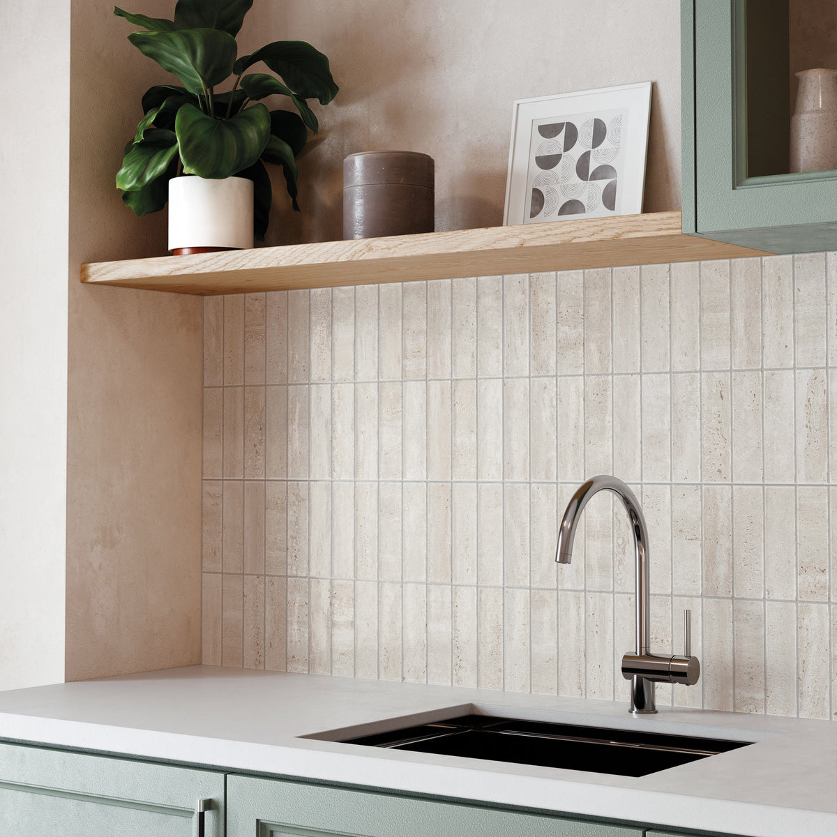 Livia Ivory Decor Tile