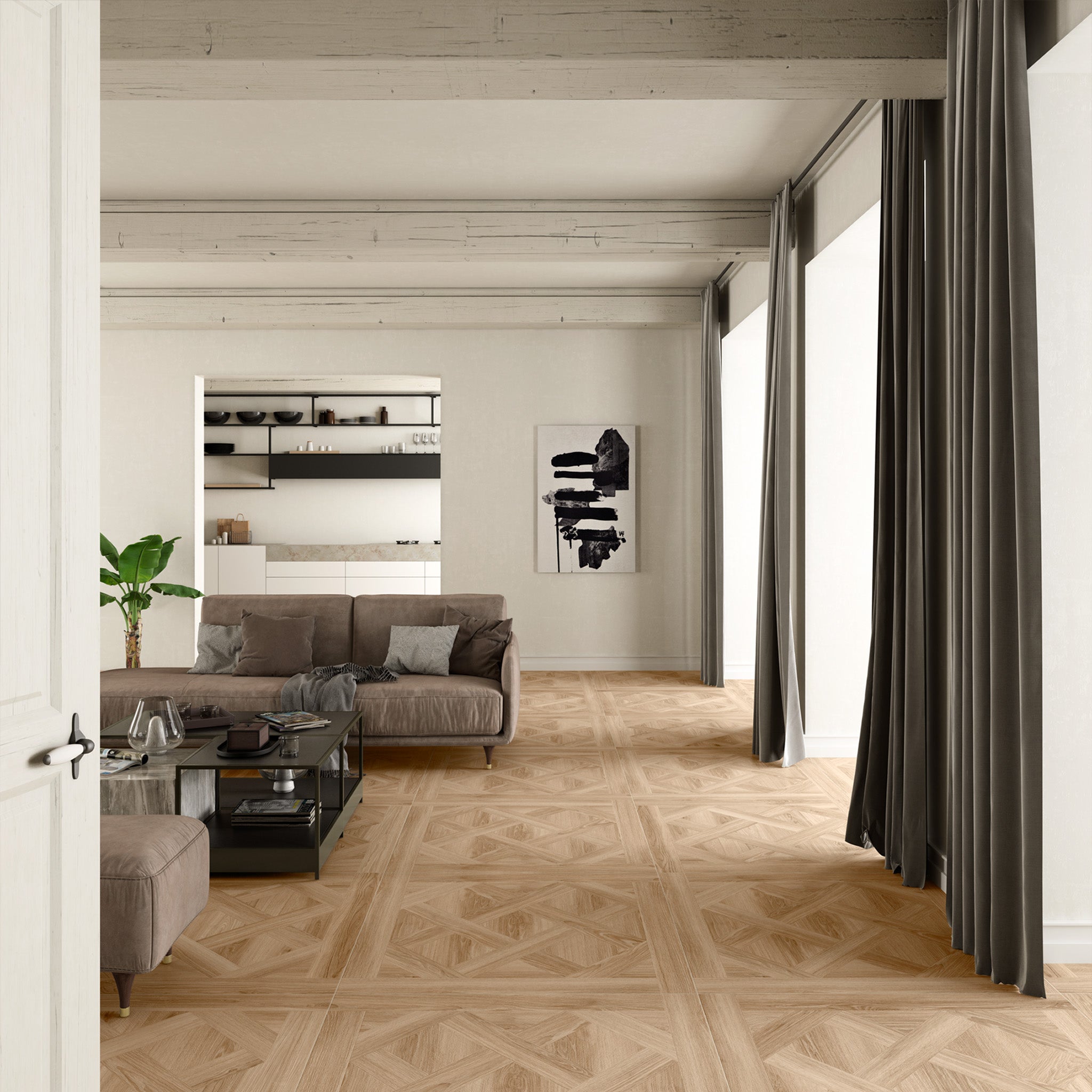 Mansion Parquet Wood Effect Tile