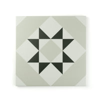 Melville Grey Patterned Tile
