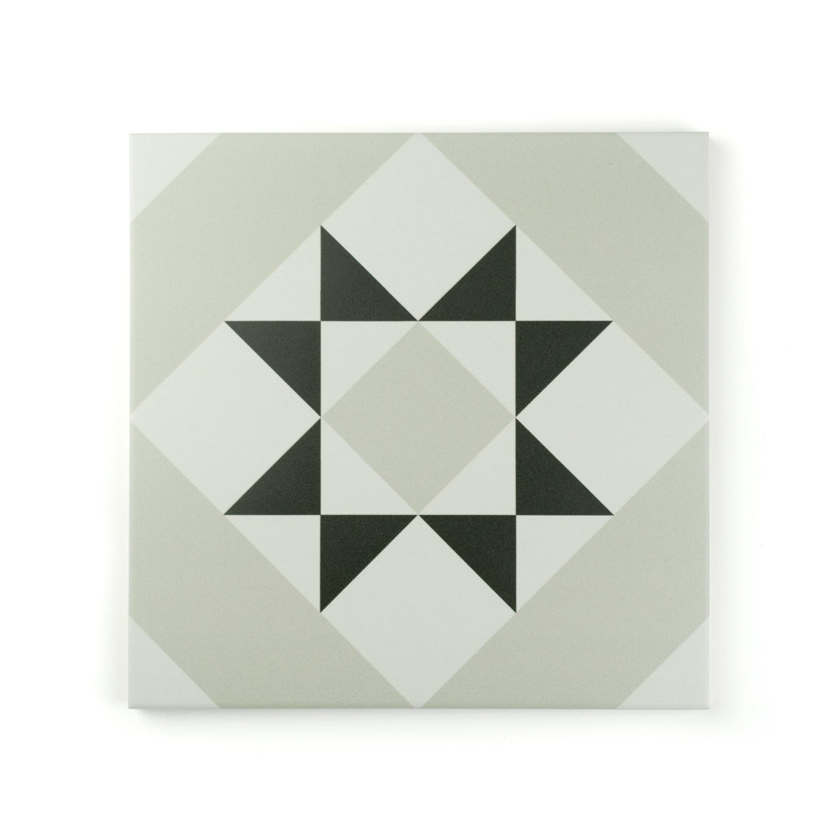Melville Grey Patterned Tile