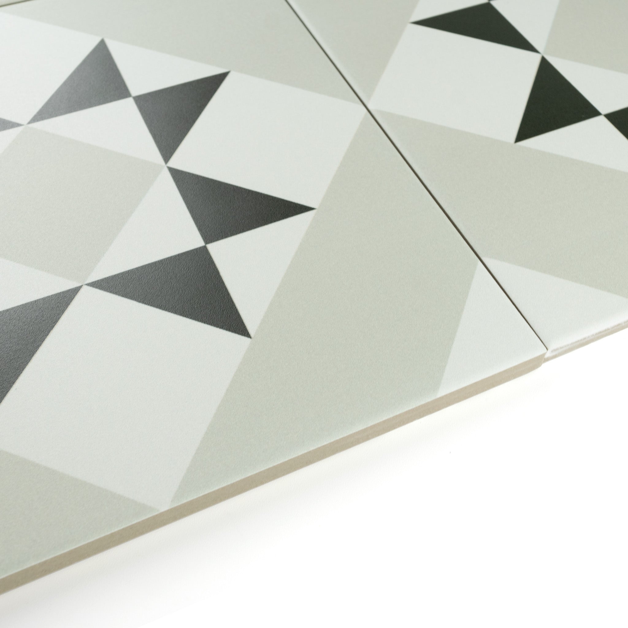 Melville Grey Patterned Tile