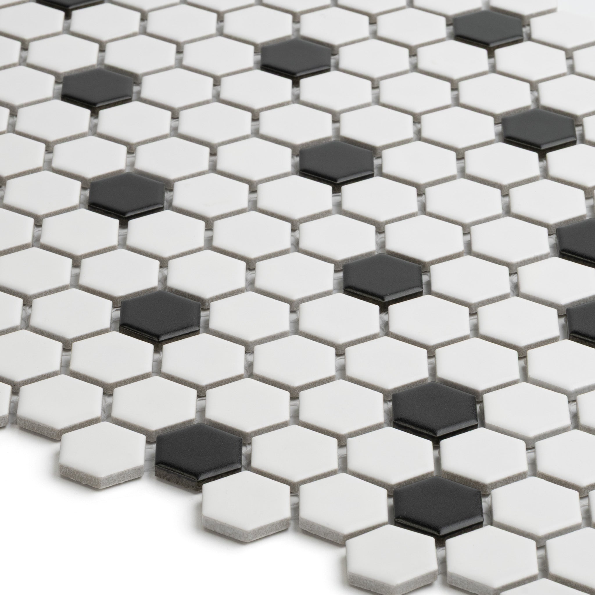 Microhex Mix Mosaic Tile