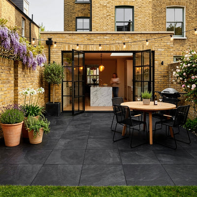 Midlake Black 2CM Outdoor Tile