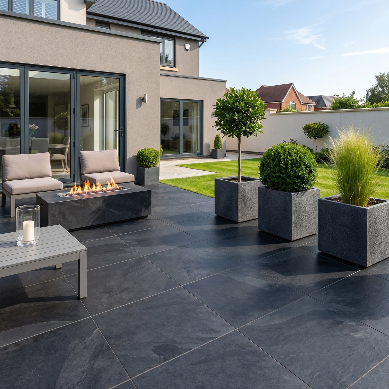 Midlake Black 2CM Outdoor Tile – Porcelain Superstore