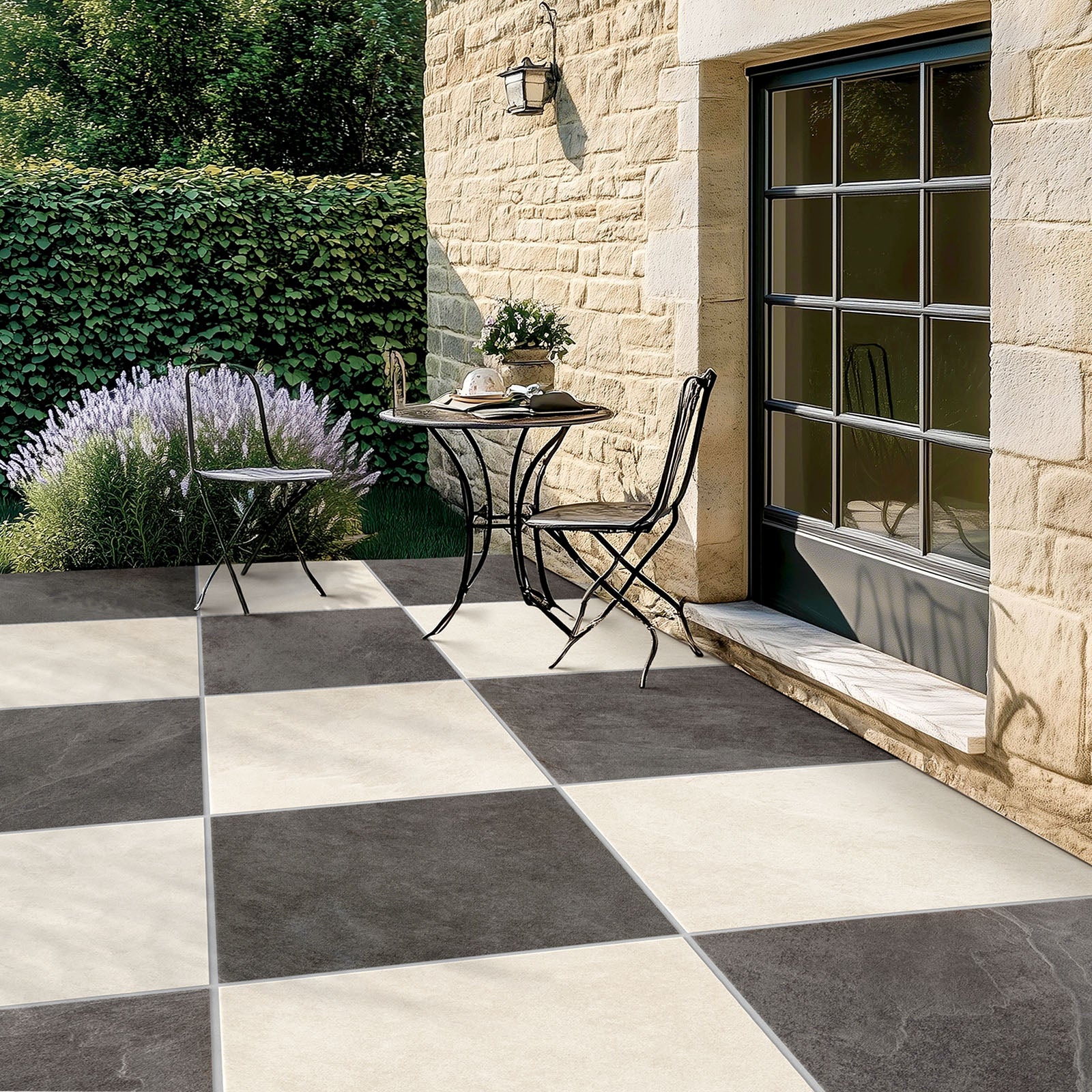 Midlake Chequerboard 2CM Tile – Porcelain Superstore
