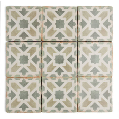 Moorish Verde Patterned Tile