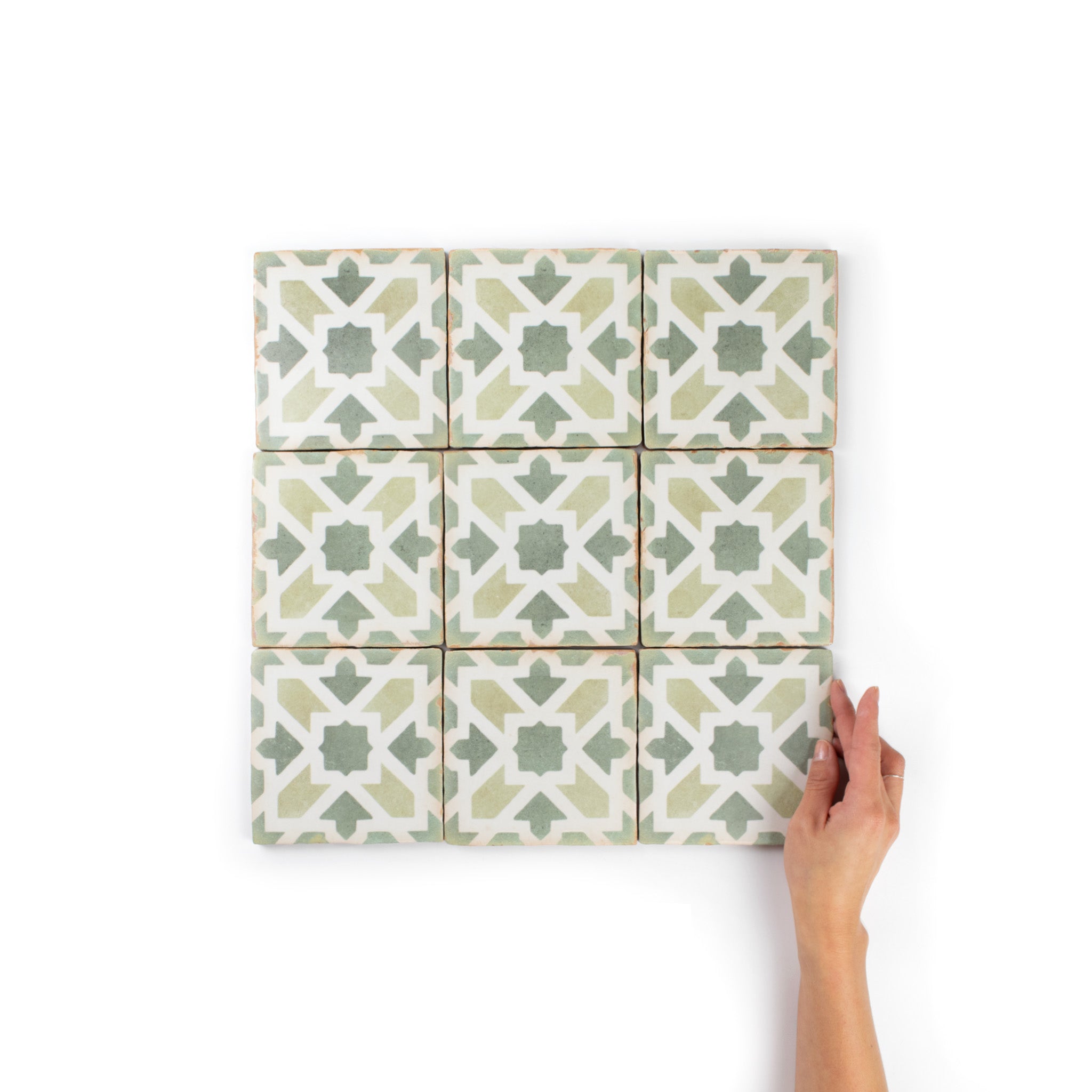 Moorish Verde Patterned Tile