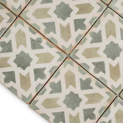 Moorish Verde Patterned Tile