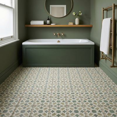 Moorish Verde Patterned Tile