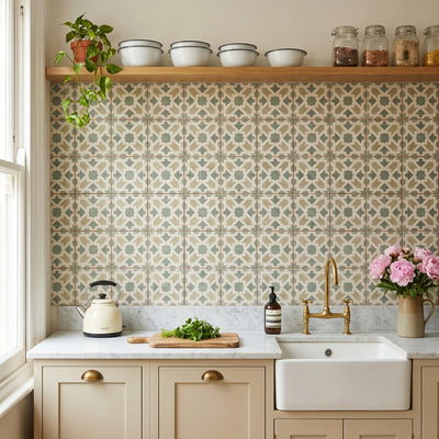 Moorish Verde Patterned Tile