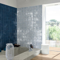 Nancy Blue Decor Tile