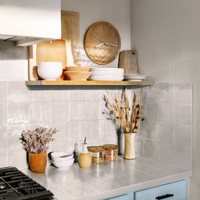 Nancy White Wall Tile