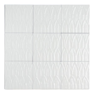 Nancy White Decor Tile