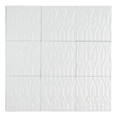 Nancy White Decor Tile