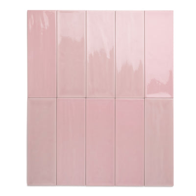Ripples Pink Wall Tile