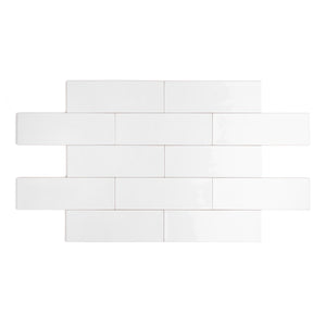 Ripples White Wall Tile