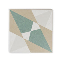Rosetta Green Patterned Tile