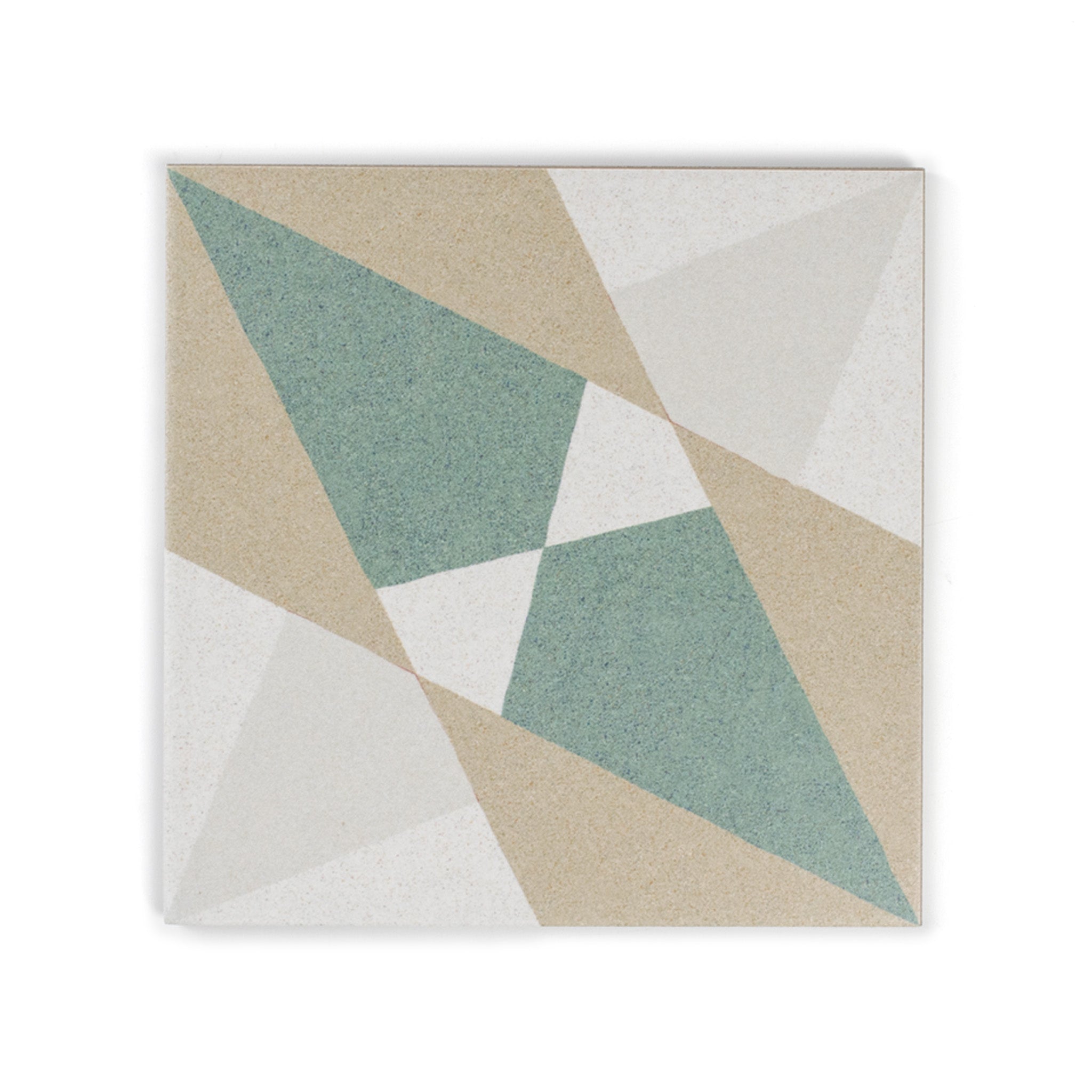 Rosetta Green Patterned Tile