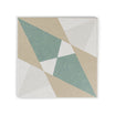 Rosetta Green Patterned Tile