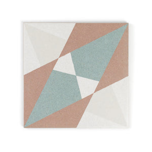 Rosetta Red Patterned Tile