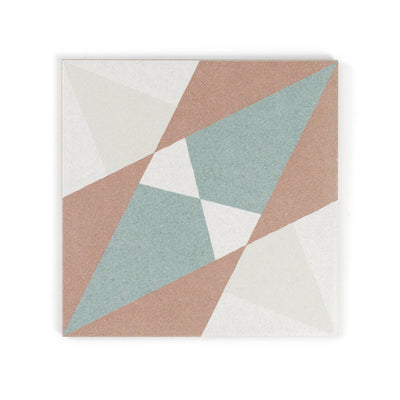 Rosetta Red Patterned Tile