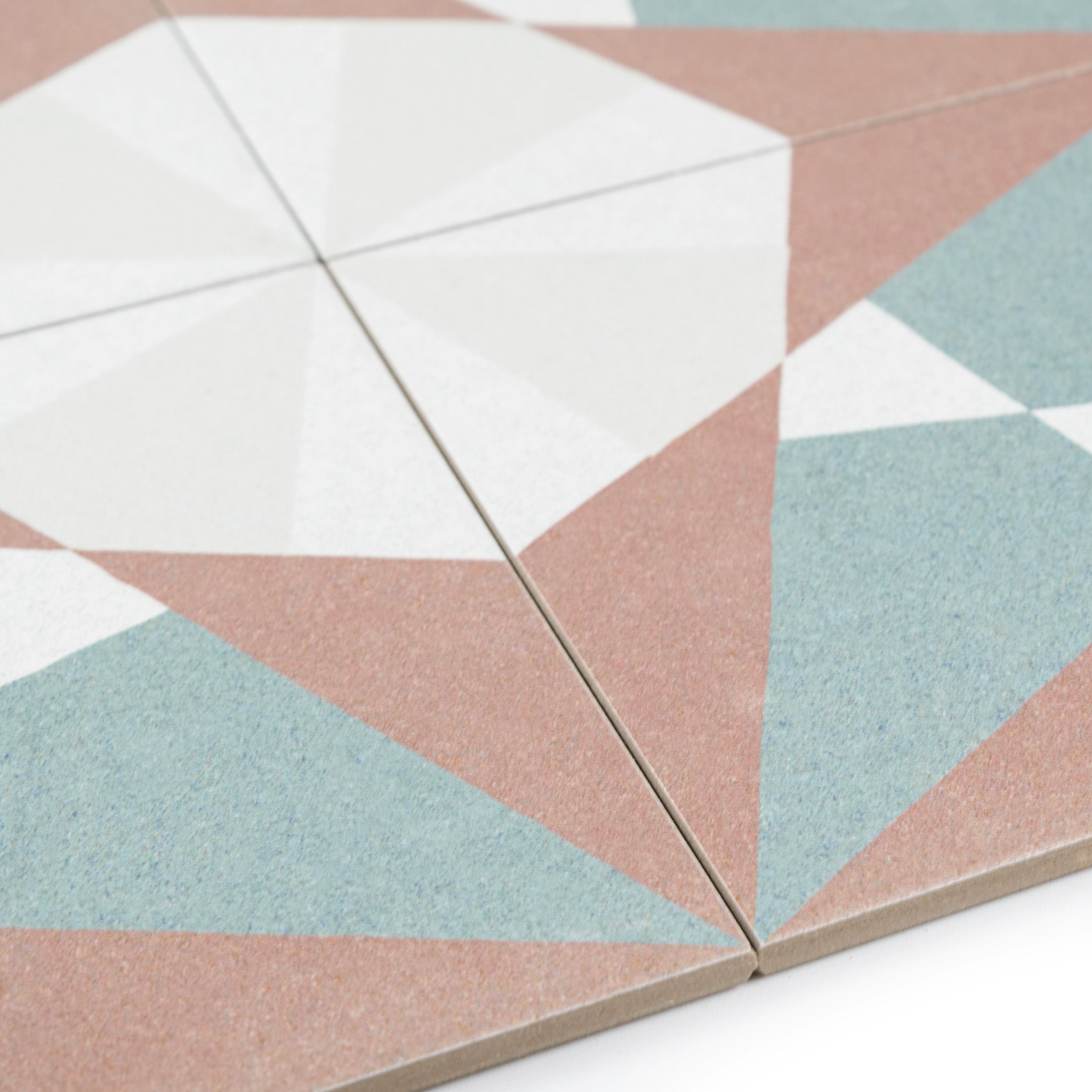 Rosetta Red Patterned Tile