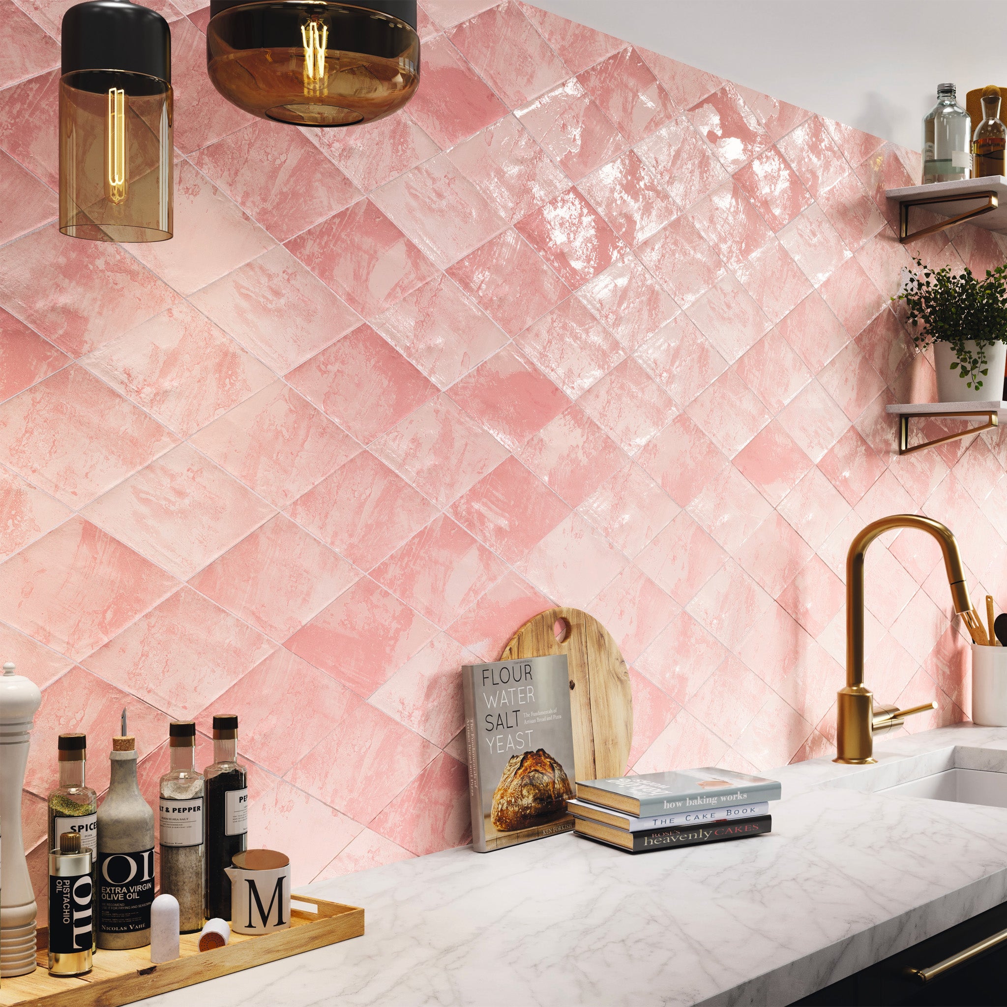 Roxy Pink Wall Tile