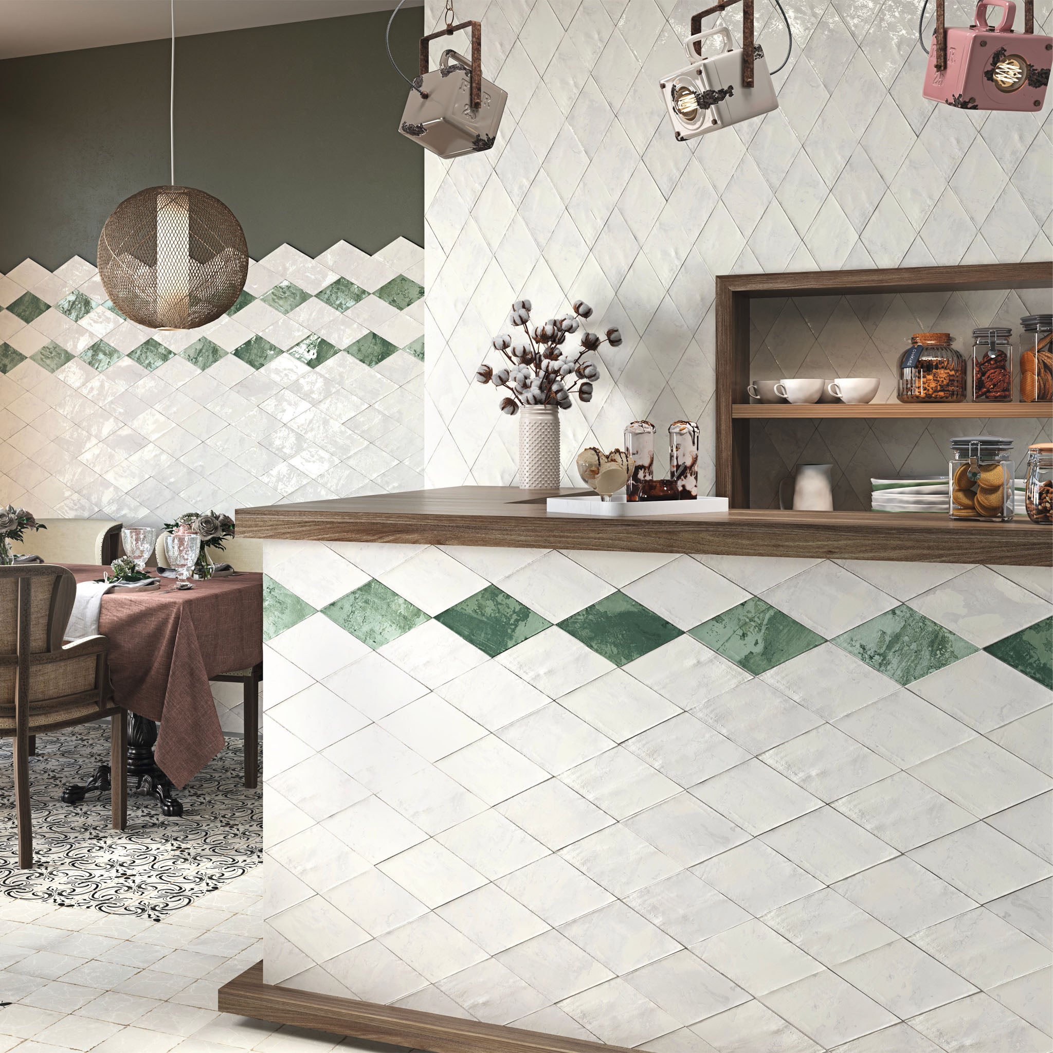 Roxy White Wall Tile