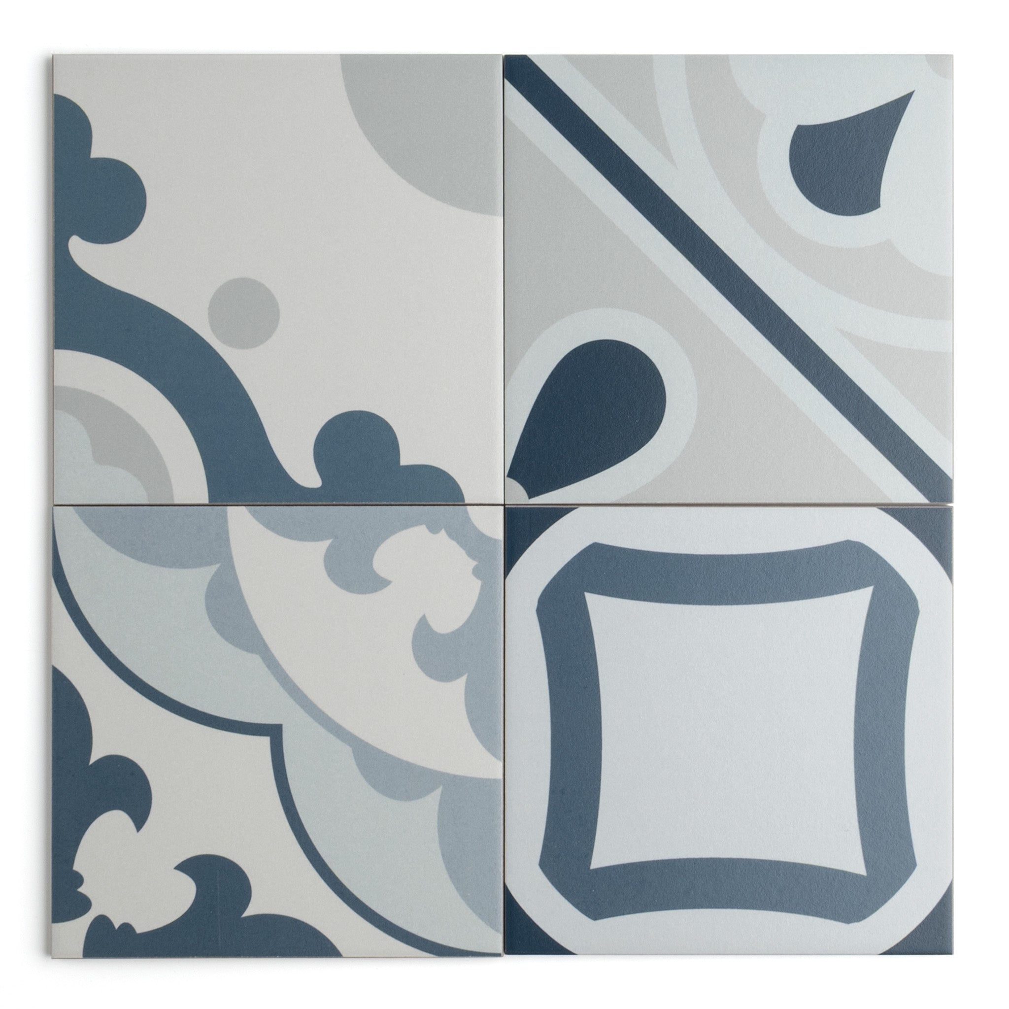 Saigon Blue Patterned Tile