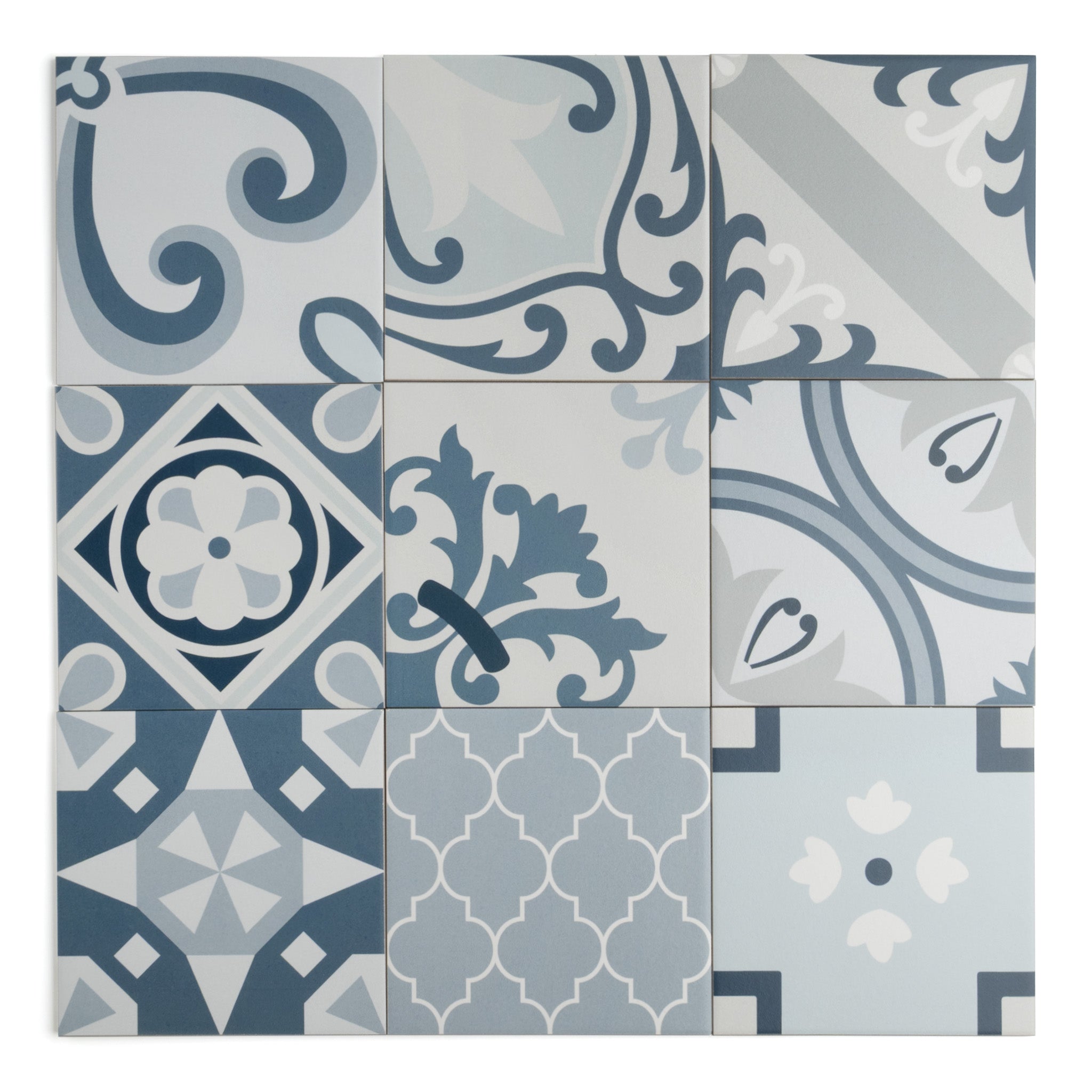 Saigon Blue Patterned Tile