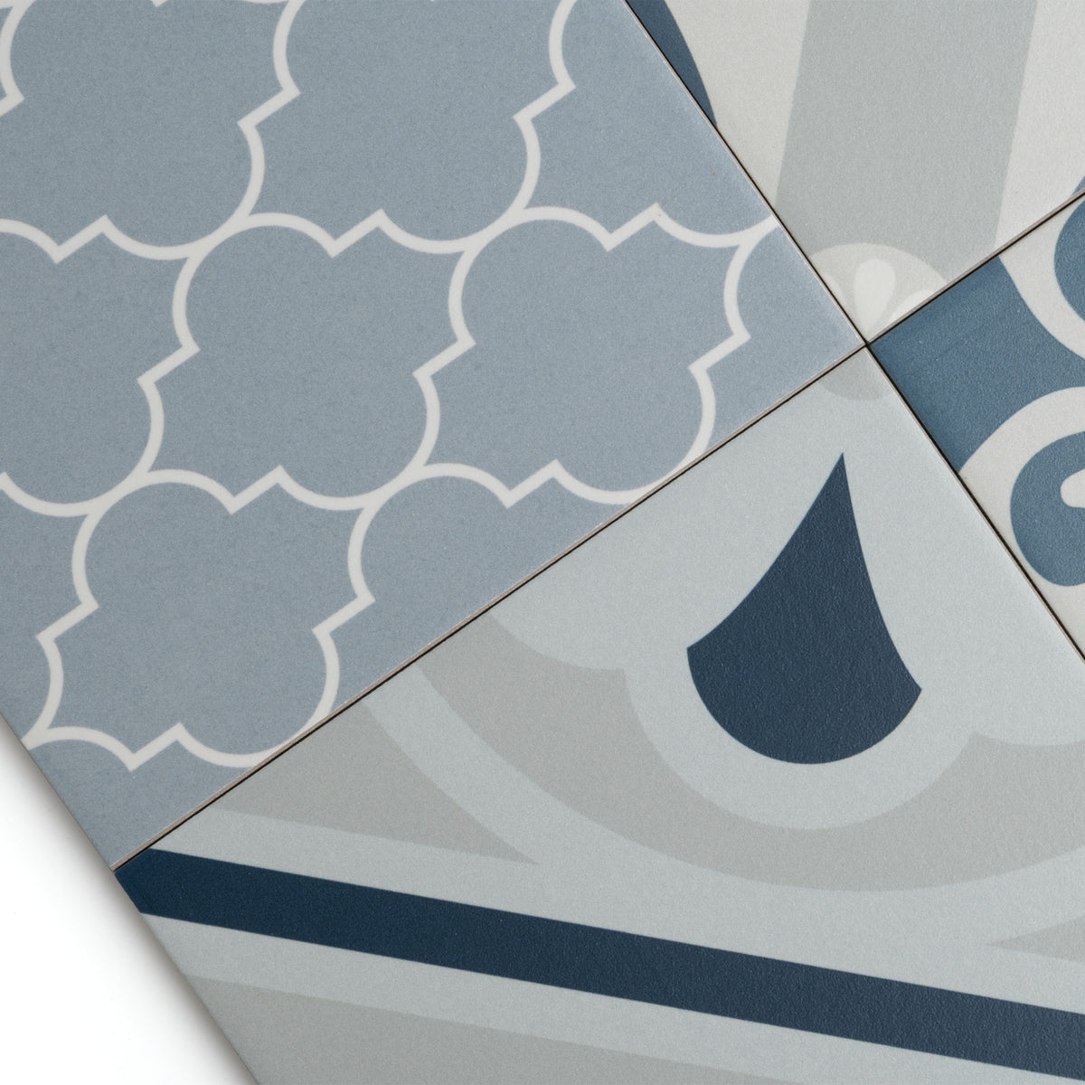 Saigon Blue Patterned Tile