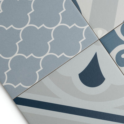 Saigon Blue Patterned Tile