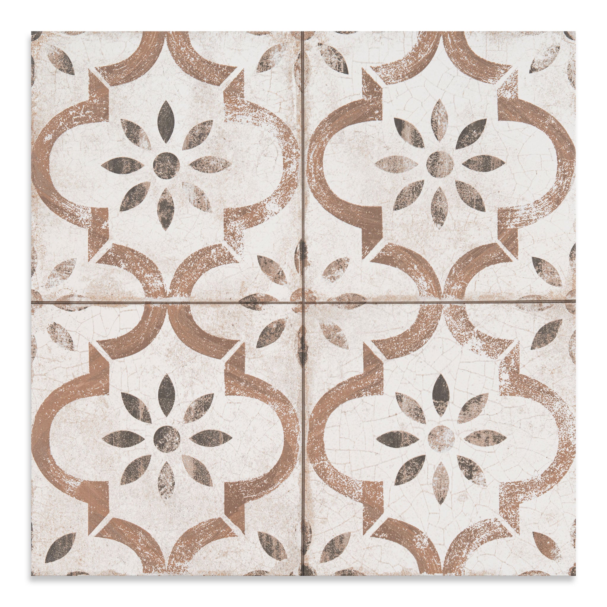 Salcombe Cotto Patterned Tile