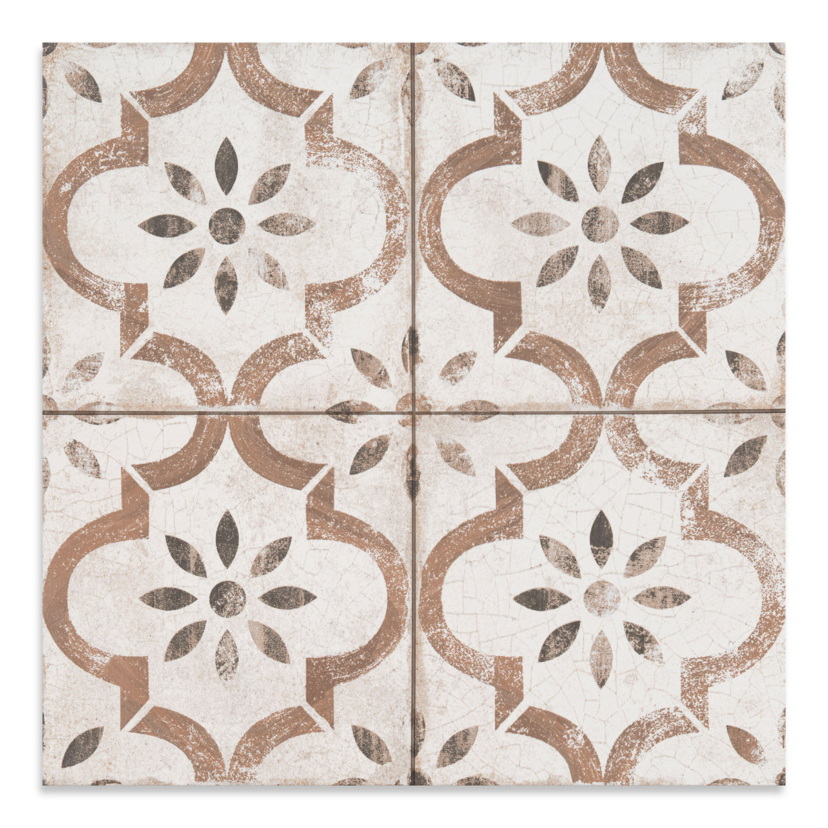 Salcombe Cotto Patterned Tile