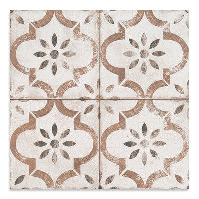 Salcombe Cotto Patterned Tile