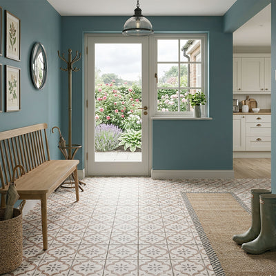 Salcombe Cotto Patterned Tile