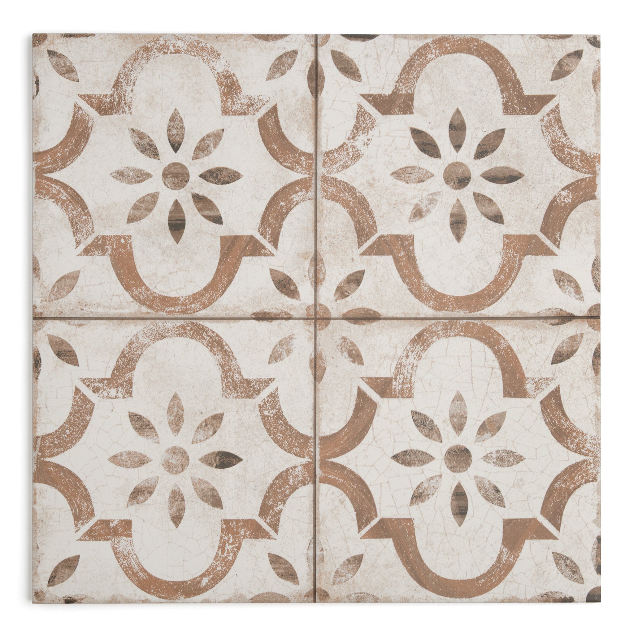 Salcombe Cotto Patterned Tile