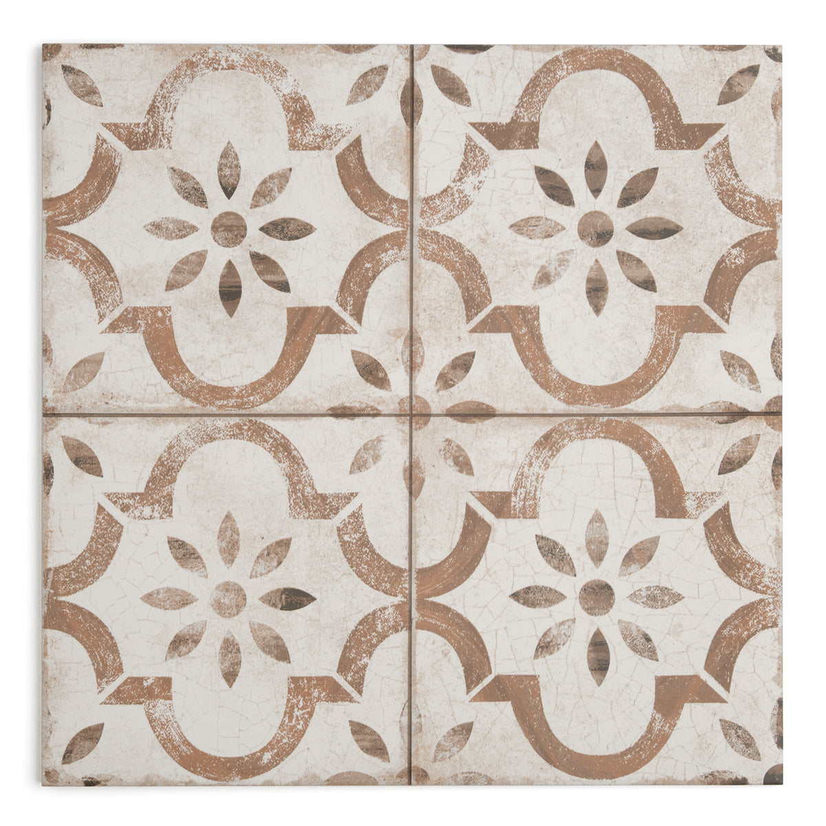 Salcombe Cotto Patterned Tile