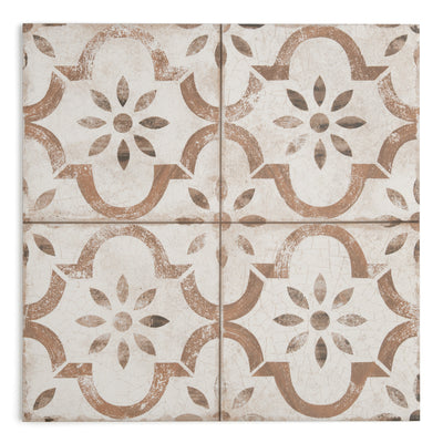 Salcombe Cotto Patterned Tile
