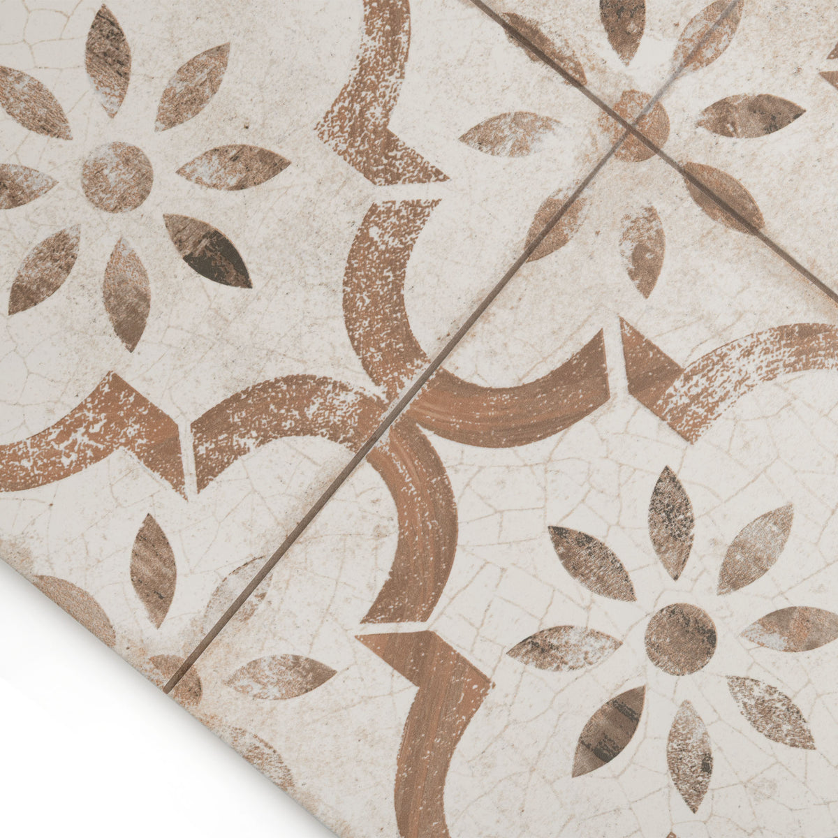 Salcombe Cotto Patterned Tile