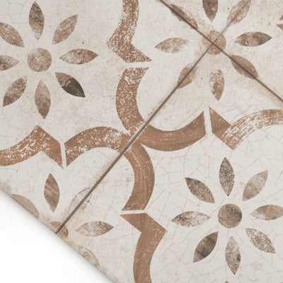 Salcombe Cotto Patterned Tile