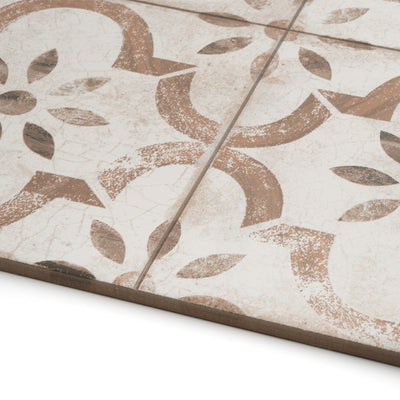 Salcombe Cotto Patterned Tile